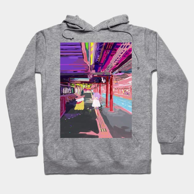 Inari Station Hoodie by kurilord